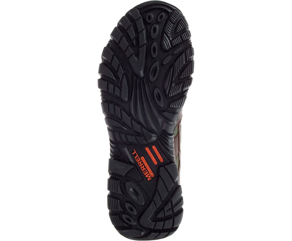 Merrell Work Boots Brown - Moab Duluth Pack 8\" Waterproof SR - Mens 40GJQKSOV